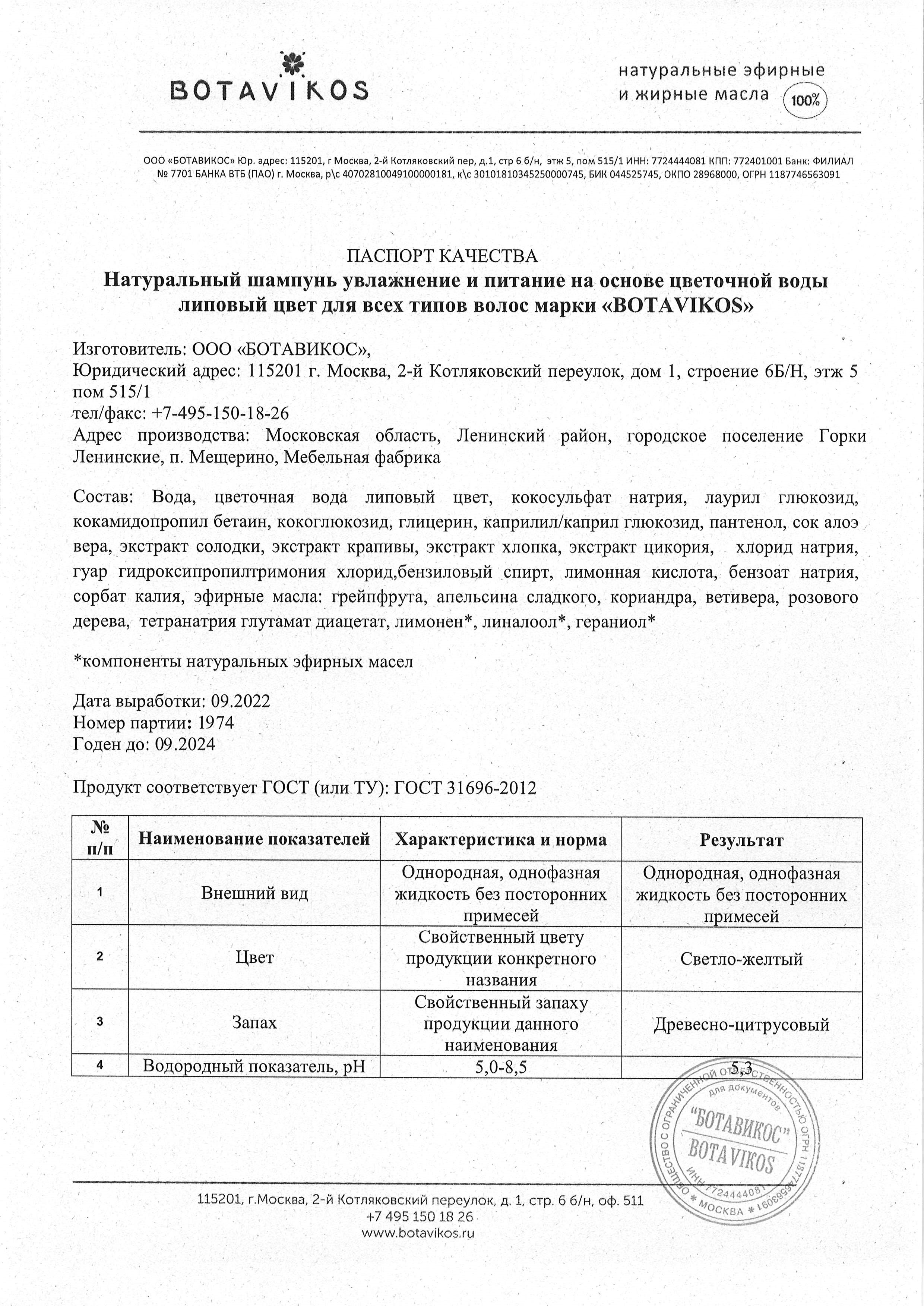 Паспорт №092022